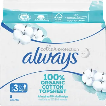 Menstruační vložka always Cotton Protection vložky Ultra nigth