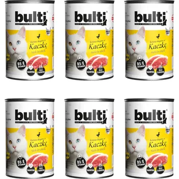 Krmivo pro kočku BULTI Rich in duck - mokré krmivo pro kočky - 6x400g