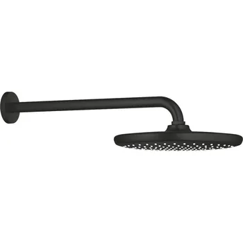 Sprchová hlavice GROHE Tempesta 250 Professional - Hlavová sprcha, 1 proud, set se sprchovým ramenem 380 mm, černá matná 266682430
