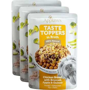 Krmivo pro psa Applaws kapsička Dog Kuřecí s quinou ve vývaru 3x85g