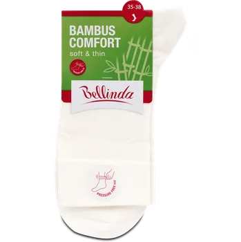 Dámské oblečení Bellinda dámské ponožky Bambus Comfort, 35-38 bílé