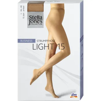 Dámské punčochy Stella Jones punčochové kalhoty Light 15DEN, velikost L 46-48, amber