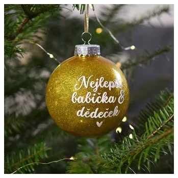 Vánoce Zlatá baňka - Nejlepší babička a dědeček