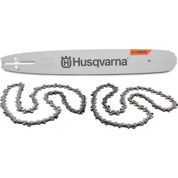Pilový řetěz HUSQVARNA Set 1x Lišta X-Force + 2x Řetěz SP33G 15"/64ČL, 547898164, 5478981-64