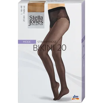 Dámské legíny Stella Jones punčochové kalhoty Bikini 20DEN, velikost L 46-48, make-up