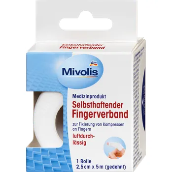 Mivolis samodržící obvaz na prsty