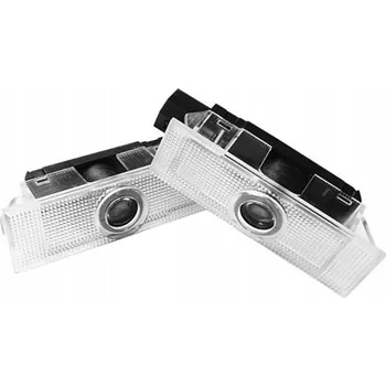 Příslušenství osvětlení automobilu AKYKE 2 ks LED projektory loga do dveří auta, uvítací světla