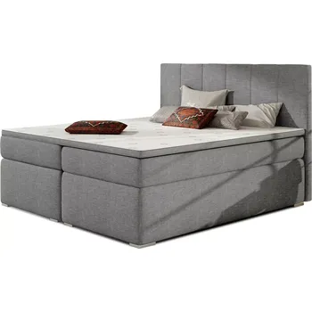 Postel Dvoulůžková postel BOLERO 180x200 Sawana 21 šedá