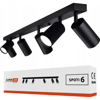 Bodové svítidlo Bodové kulatý svítidlo SuperLED černé