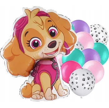 Balónek BALÓNKY sada Paw Tlapková patrola tlapky pejska