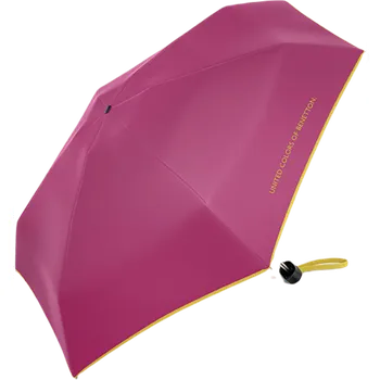 Deštník United Colors of Benetton deštník Ultra Mini Flat Raspberry Sorbet