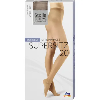 Dámské legíny Stella Jones punčochové kalhoty Supersitz 20DEN, velikost S/M 40-44, perle