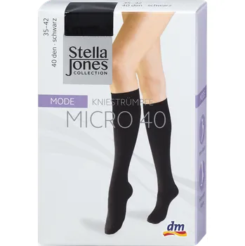 Dámské punčochy Stella Jones podkolenky Micro 40DEN, velikost 35-42, černé