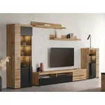 Obývací sestava ROGER 2 ořech Satin/touchwood