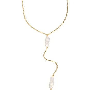 Řetízek Řetízek Baroque s perlami zlatý