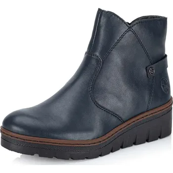 Dámské kozačky Dámská kotníková obuv RIEKER X9164-14 modrá W5 36