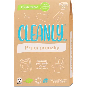 Prací prášek CLEANLY eco prací proužky Fresh Forest