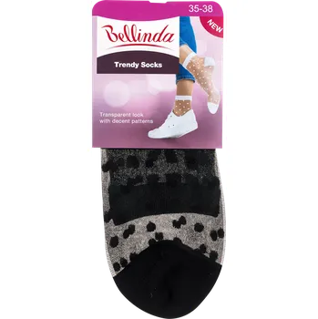 Oblečení a móda Bellinda dámské ponožky Trendy, černé, vel.35-38