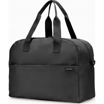 Cestovní taška Cestovní taška Puccini TM245-1 černá, 40x30x20 cm, vhodná jako příruční zavazadlo do RyanAir a Wizzair