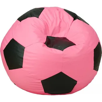 Taburet Sedací vak - míč 80 cm - růžová + černá