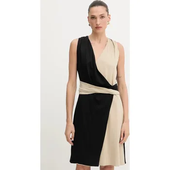 Dámské šaty Šaty BOSS Delalia černá barva, mini, 50542870 99X, vel. 40