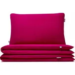 Povlečení Basic malinové 200x200 (70x80) - MUMLA