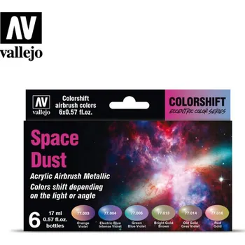 Modelářská barva Vallejo Colorshift Space Dust Set