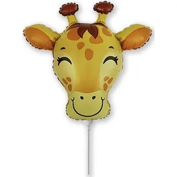 Balónek Fóliový balónek Flexmetal žirafa 35 cm (14 palců)