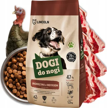 Krmivo pro psa Lincoln suché krmivo jehněčí 1,5 kg