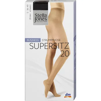 Dámské legíny Stella Jones punčochové kalhoty Supersitz 20DEN, velikost S 36-40, černé