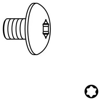 Příslušenství k nářadí IGM END (náhrada F099-14000) CMT Šroub - M4x6 torx pro C615, C99007500
