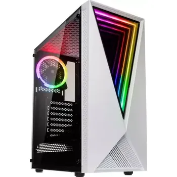PC skříň Kolink Void RGB bílá (VOID WHITE)