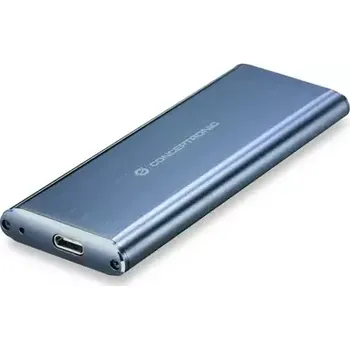 Conceptronic HDE01G Externí box pro M.2 SATA SSD modrá (HDE01G)