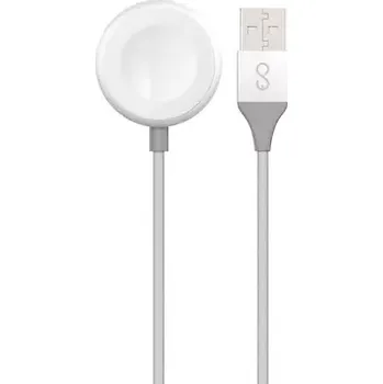 Epico USB-A nabíjecí kabel pro Apple Watch 1.2m stříbrná (9915112100047)