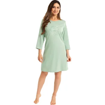 Dámská noční košile Noční košile REGINA 163 zelená L 0