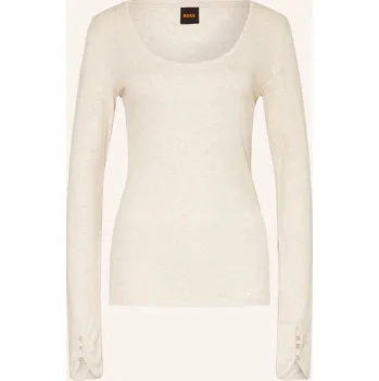 Boss Dámské Tričko S Dlouhým Rukávem Edeline, béžová, 36