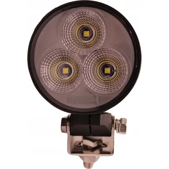 Přídavný světlomet PRACOVNÍ LED LAMPA KULATÁ 3 LED 30W PRO FENDT, CLASS, DEUTZ 10-30V