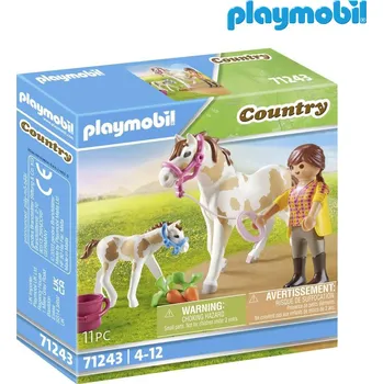Stavebnice Playmobil Playmobil 71243 Kůň s hříbětem