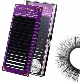 Umělé řasy Řasy Nagaraku Mink New generation černé Mix B 0.15 7-15 mm