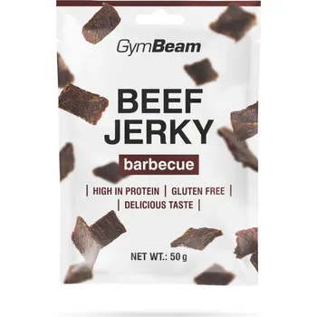 Sušené maso GymBeam Beef Jerky 50 g barbecue