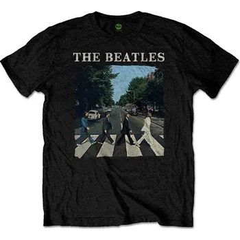 The Beatles - Abbey Road & Logo - tričko L