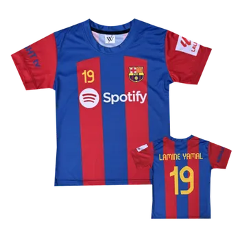 Fotbal Numberoplus Premium Dětské fotbalové dresové tričko FC Barcelona - Lamine Yamal 19 Velikost: 16 let (vel.166-172)