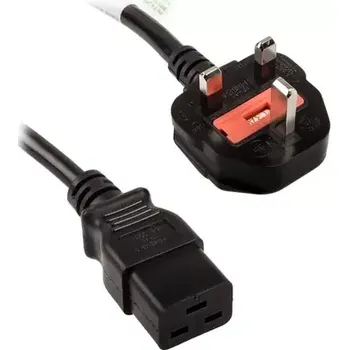 Počítačový zdroj Kolink Premium síťový kabel Anglie (typ G) do zástrčky IEC C19 - 1.8 m černá (KKTE01UK)
