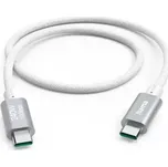 Hama 201724 Kabel USB-C 3.2 Gen 2 (M) - USB-C 3.2 Gen 2 (M) 1.5m bílá (201724)