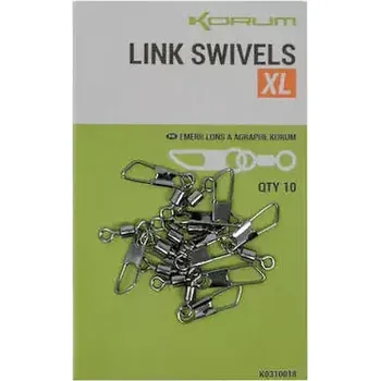 KORUM Obratlík Link Swivels 10ks (K0310017)