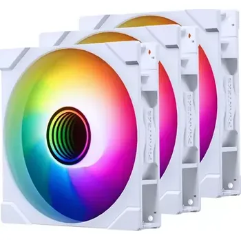 PC ventilátor PHANTEKS M25 Gen2 PWM D-RGB Reverse Blade 3ks bílá (PH-F140M25R_G2_DWT01_3P)
