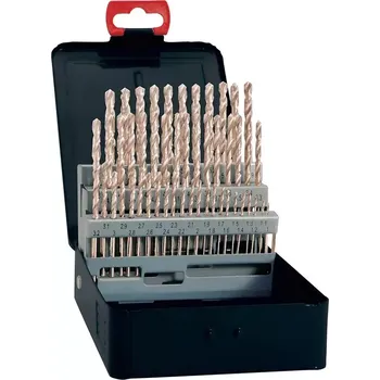 Vrták Sada vrtáků na kov DIN338 HSS typ N stoupání o 0,5 1-10,5mm FORTIS