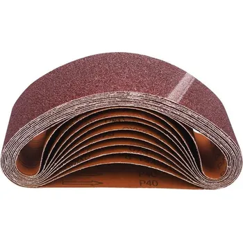 Brusný papír Brusný pás P40 (75x737mm), sada 10ks, Kraft&Dele KD12630