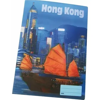 Sešit REAS-PACK Školní sešit 440 s 3D motivem HONG KONG (135532)