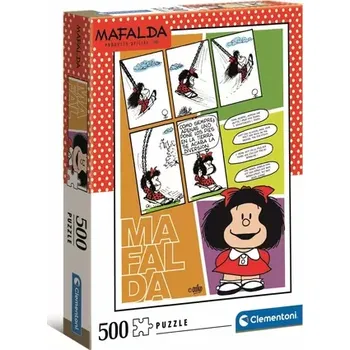 Puzzle CLEMENTONI Puzzle Mafalda na houpačce 500 dílků